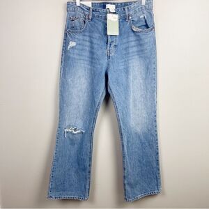 NWT H&M Flare High Waist Ankle Jeans